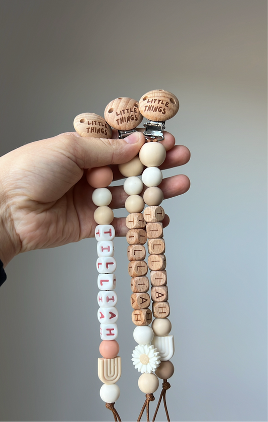 ‘Tilliah’ Personalised Dummy Clips