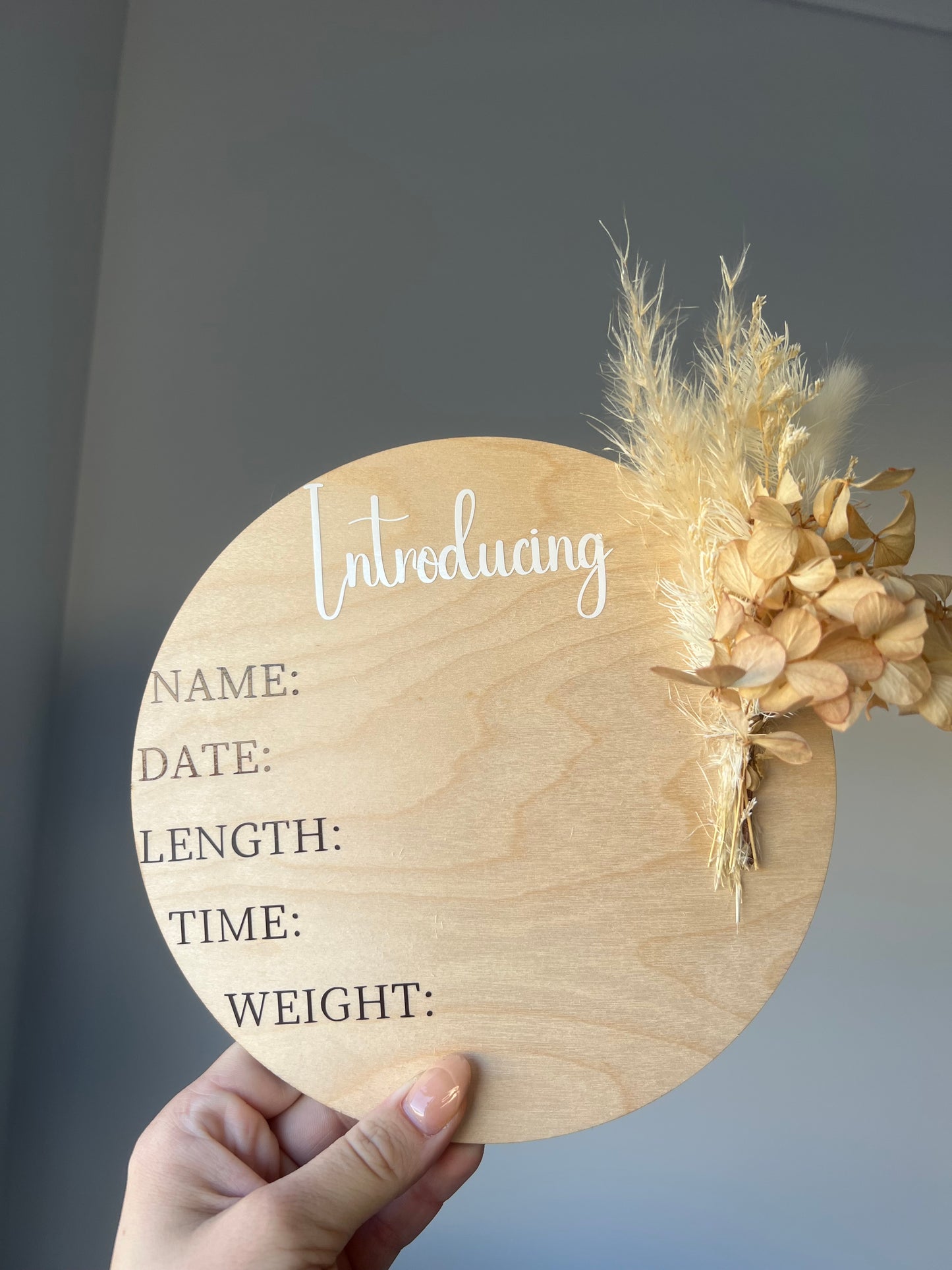 Timber birth annoucements