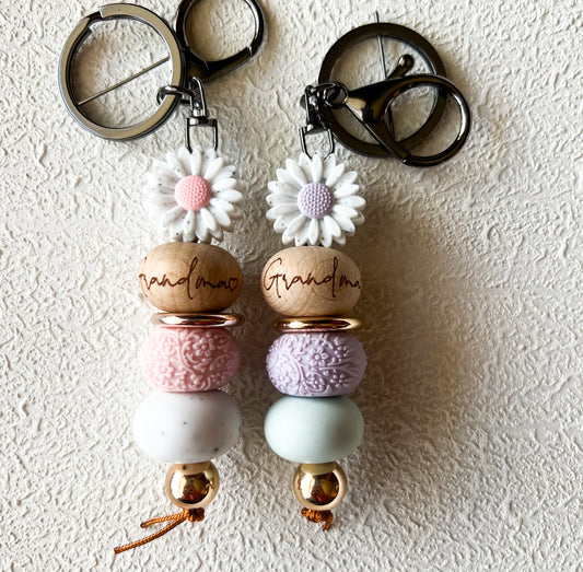 Grandma Daisy Keychain