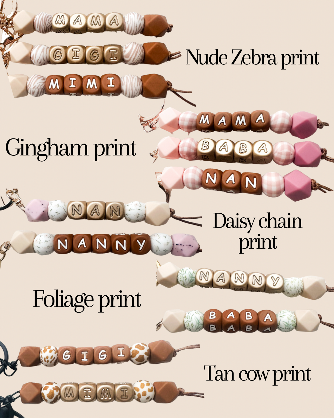 Personalised Mother’s Day Keychains