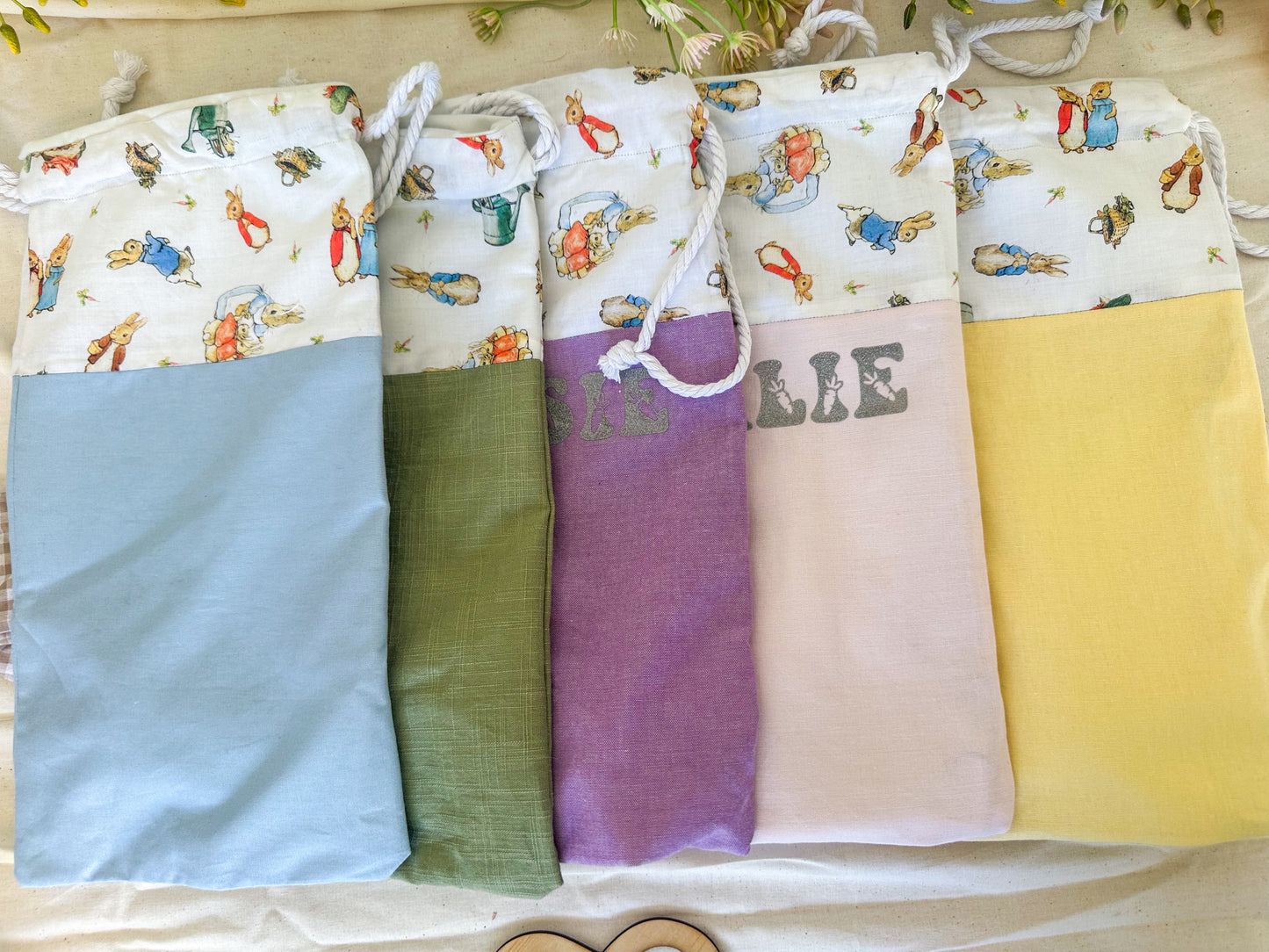 Personalised Easter Bunny Bags | Flopsy Range