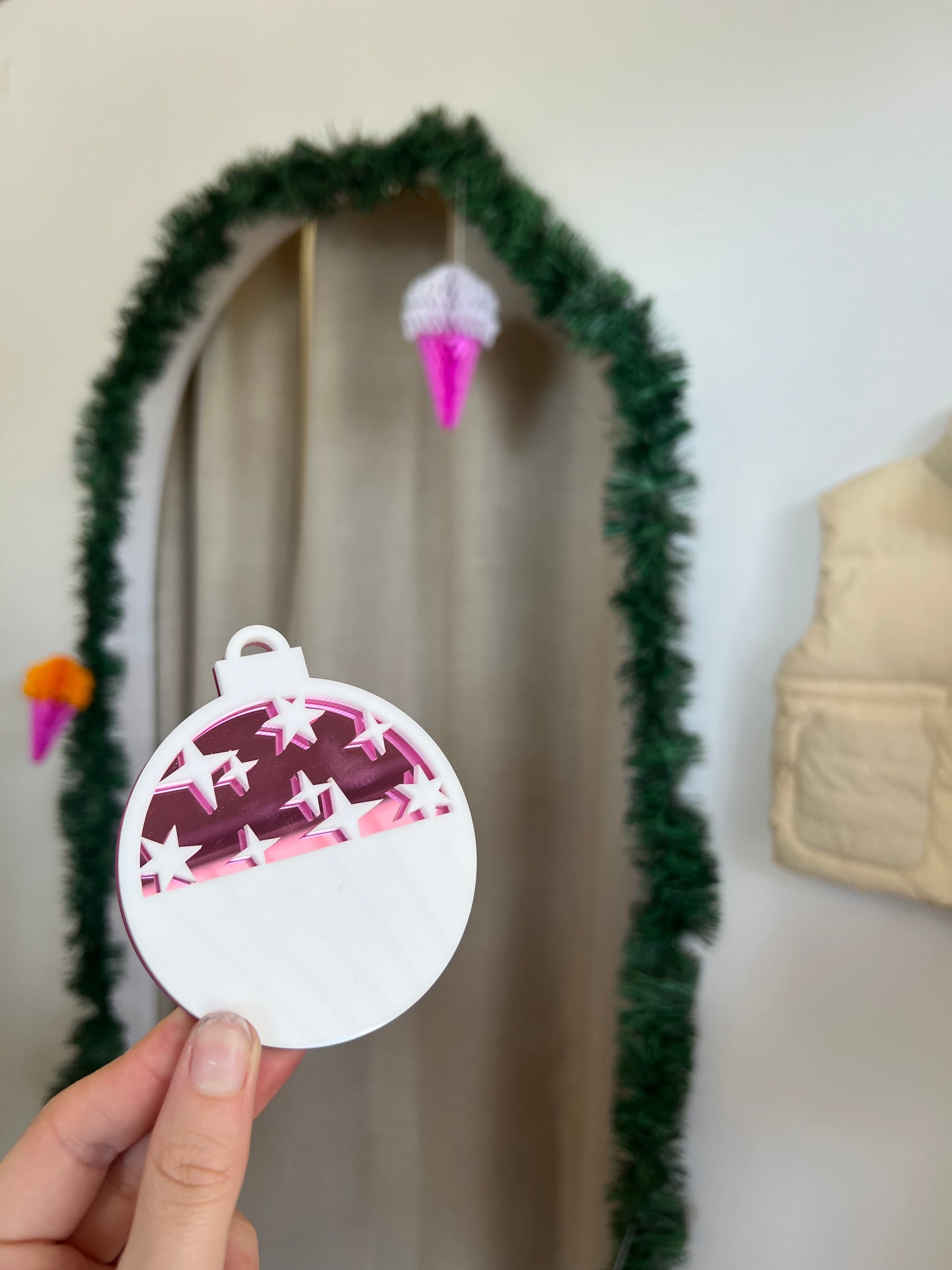 Personalised ‘starry nights’ bauble collection