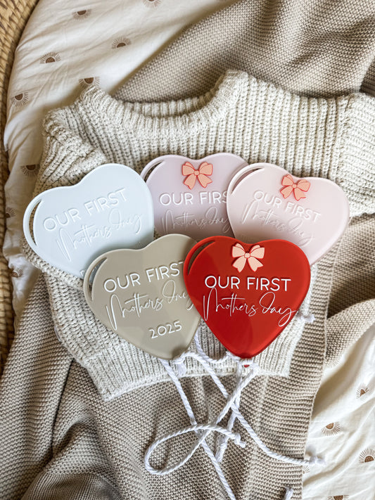 Our first Mother’s Day plaque