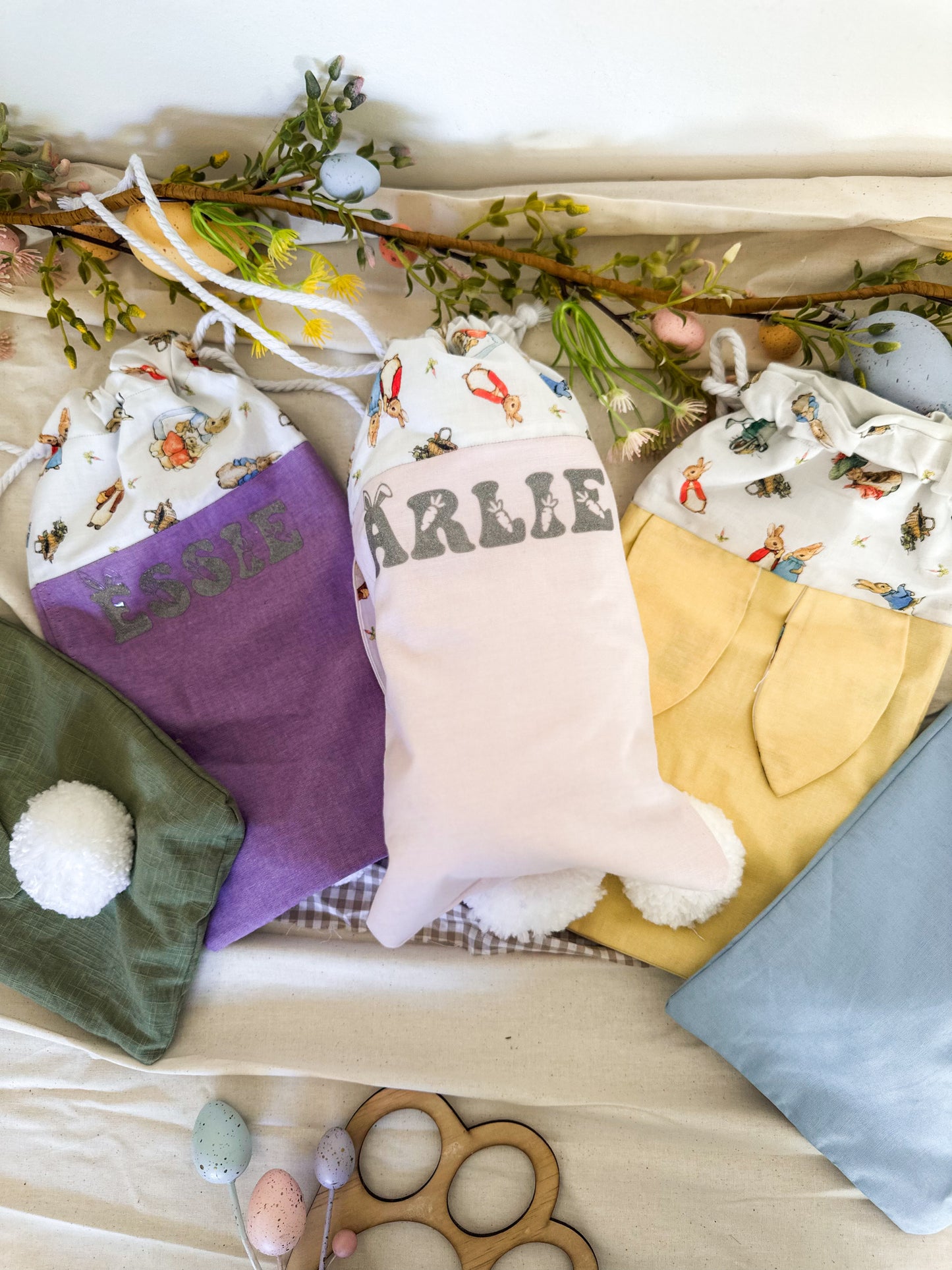 Personalised Easter Bunny Bags | Flopsy Range