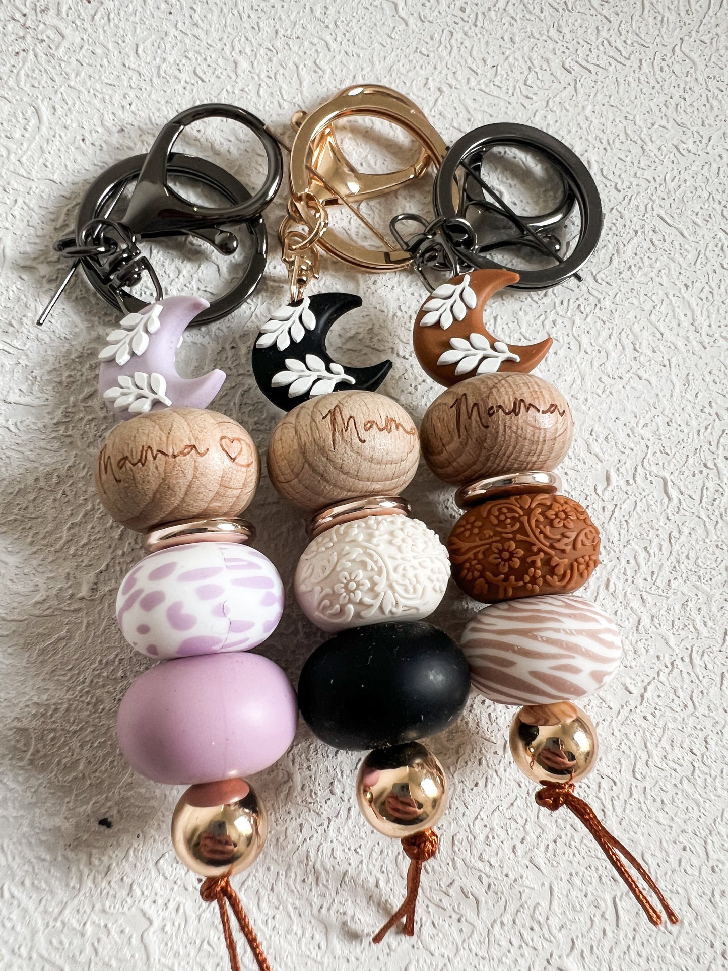 Mama Moon Keychain