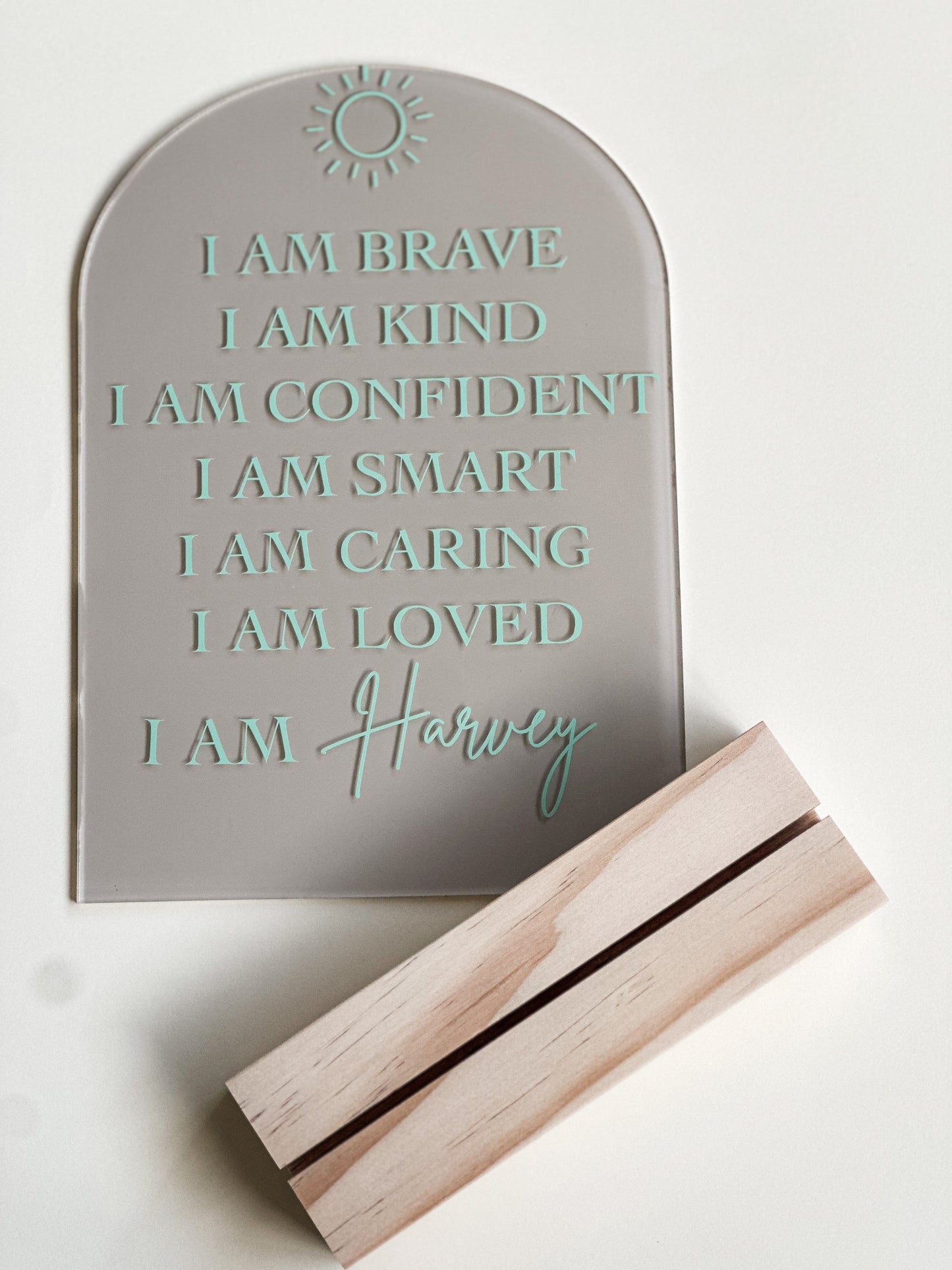 Customisable Affirmation Plaque