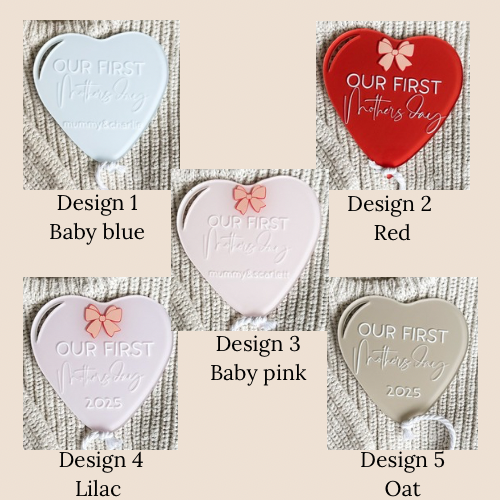 Our first Mother’s Day plaque
