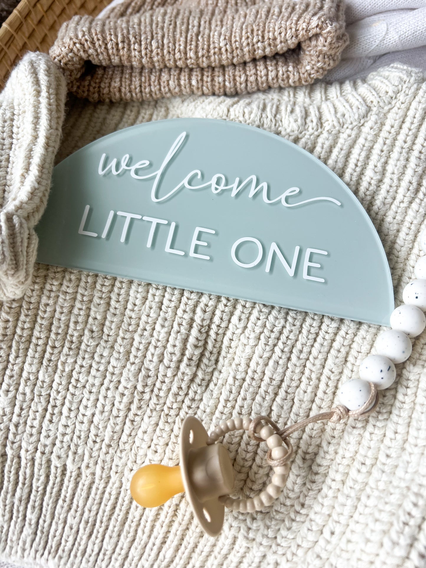 Semi Circle Birth Annoucement