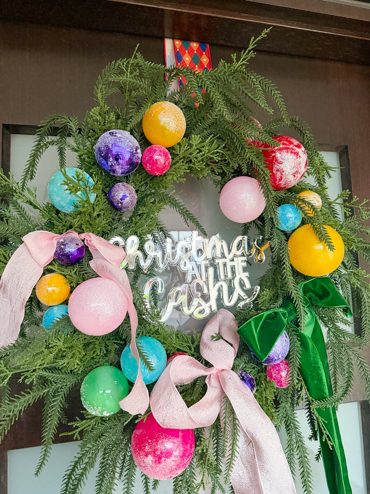 Personalised Wreath Plaque