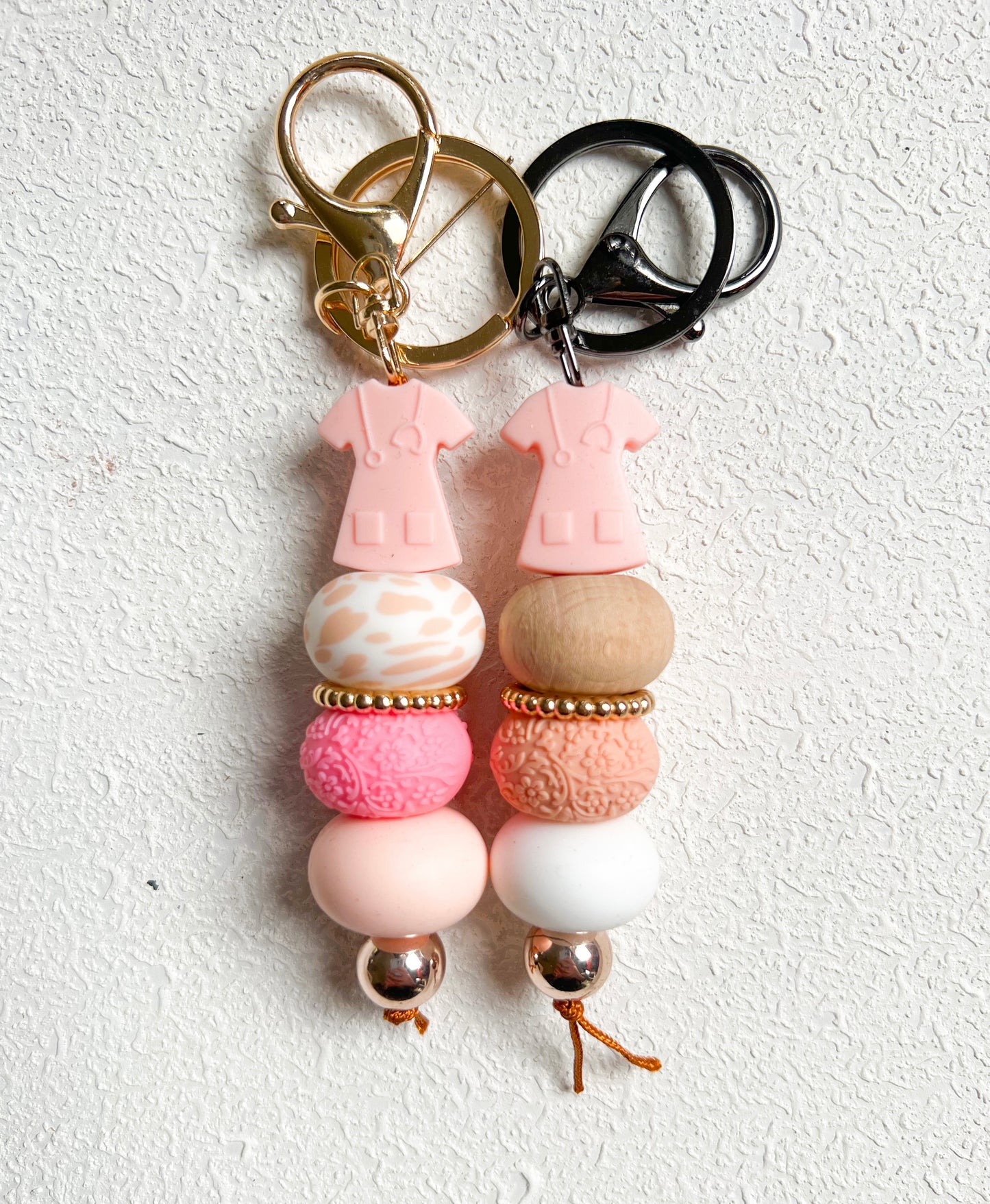 Pink Scrubs Keychain