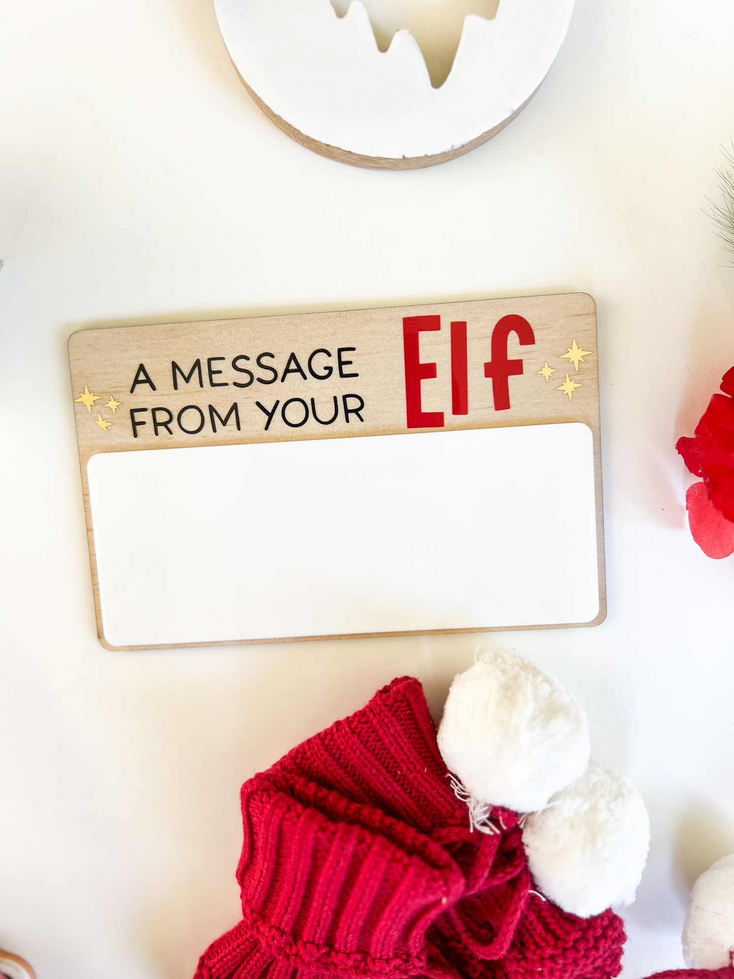 Elf message whiteboard
