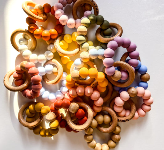 Rattle Teething Rings