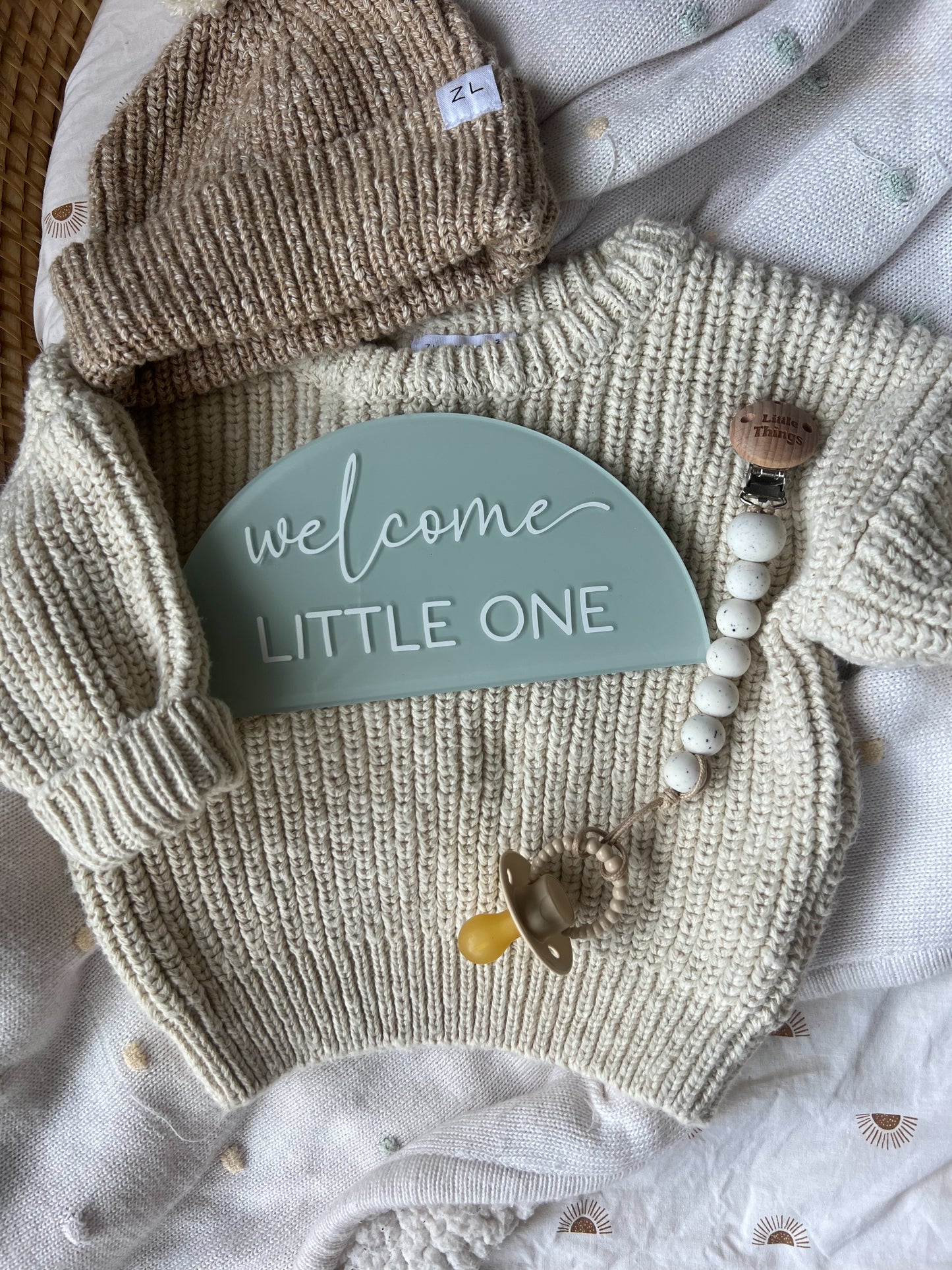 Semi Circle Birth Annoucement