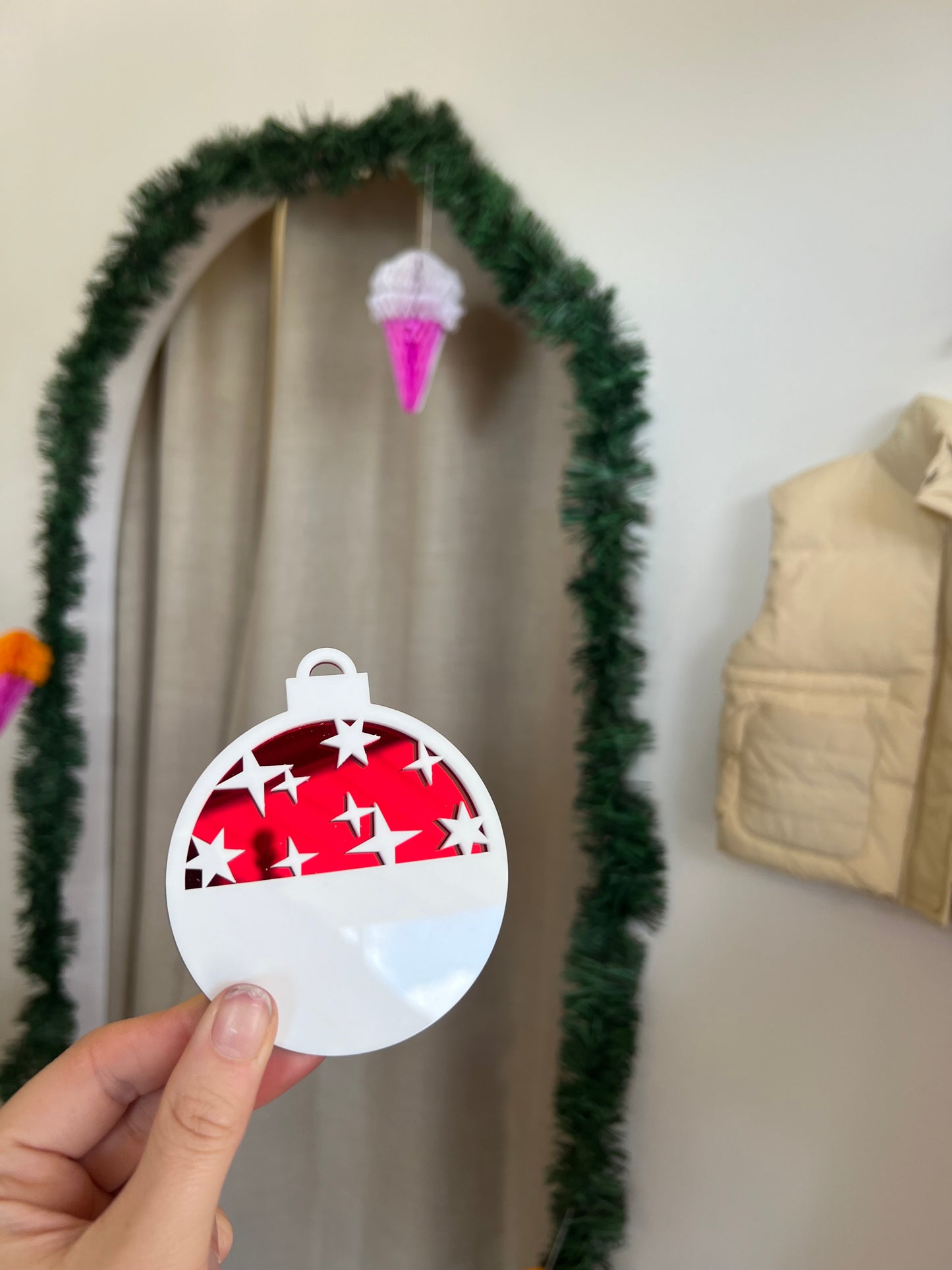 Personalised ‘starry nights’ bauble collection