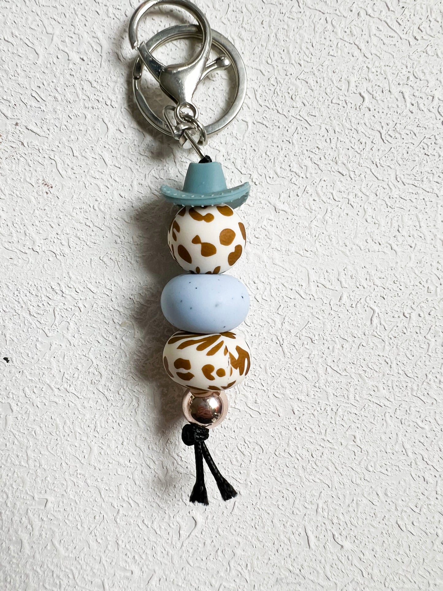 Eggshell Blue Country Keychain