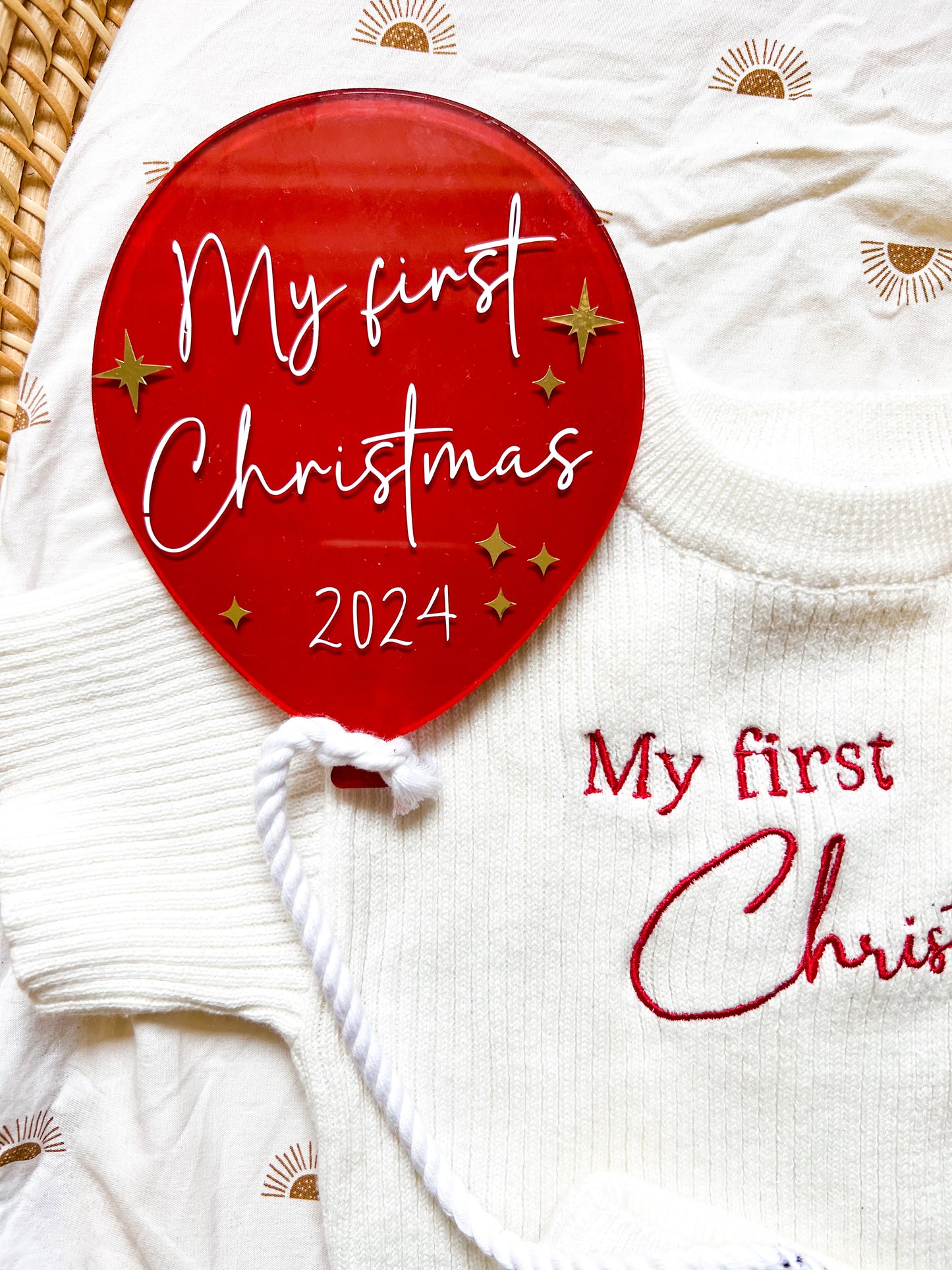 My first Christmas balloon
