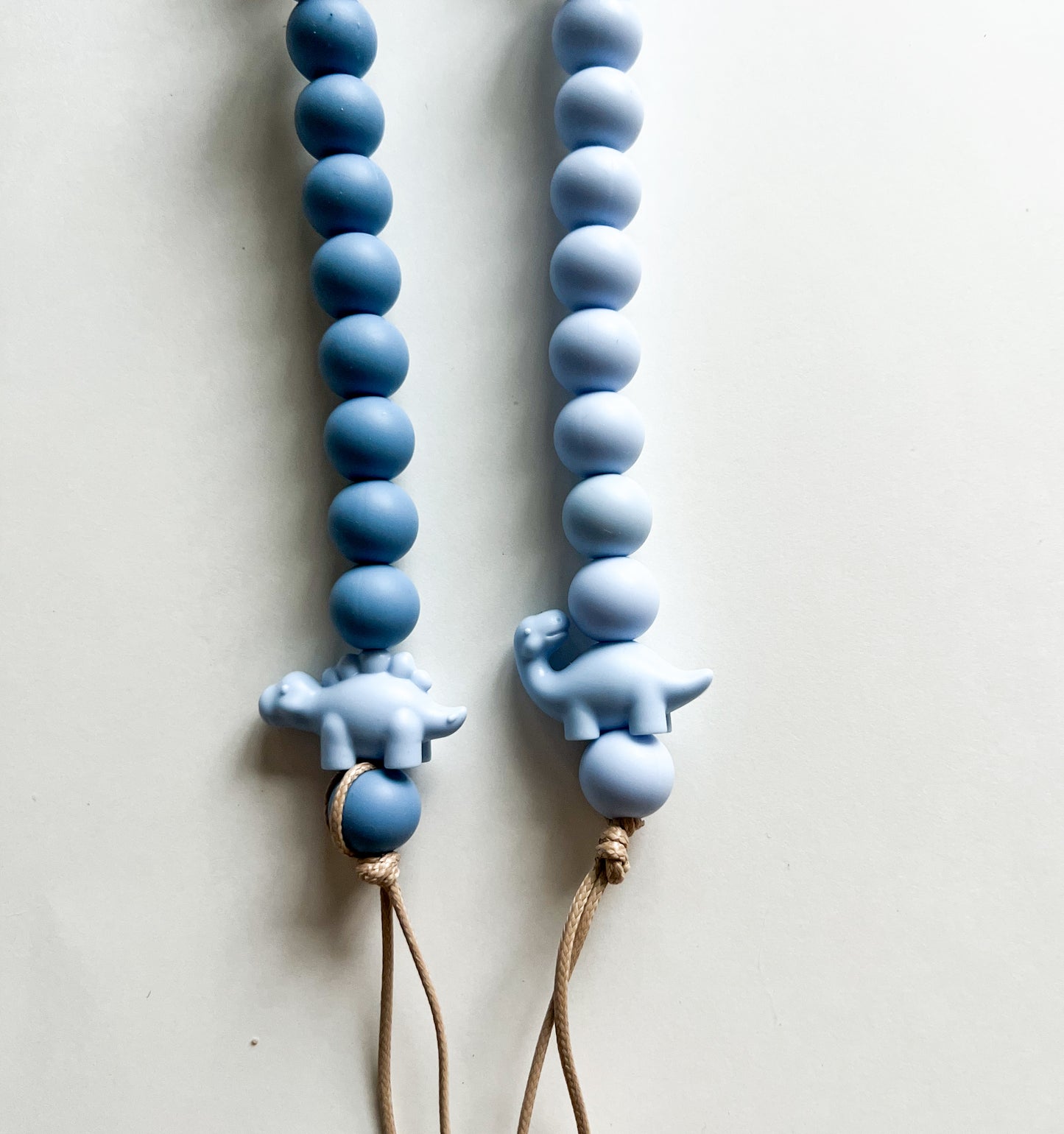 Personalized Dino Dummy Clip & Teething Ring Bundle