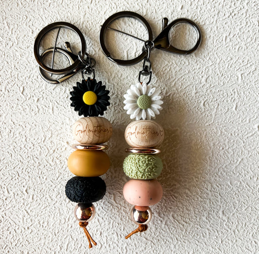 Godmother Daisy Keychain