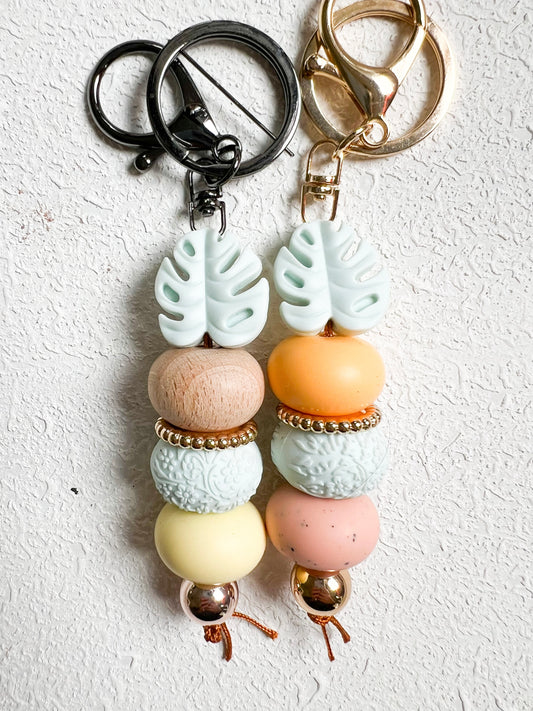 Seabreeze Monstera Leaf Keychain