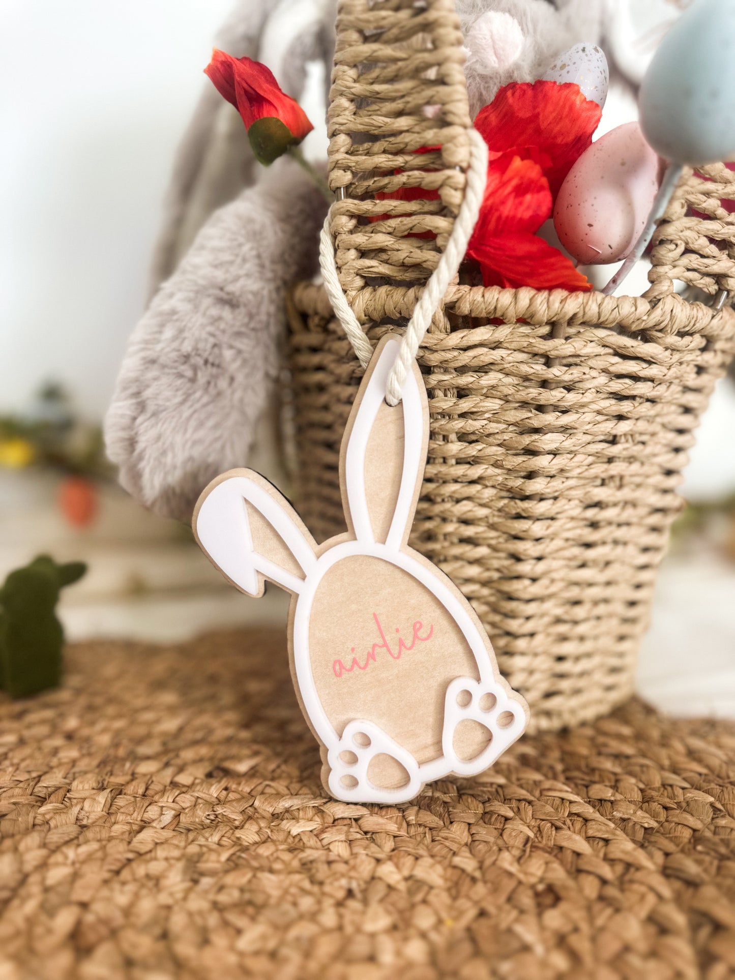 Personalised Bunny Easter Tag