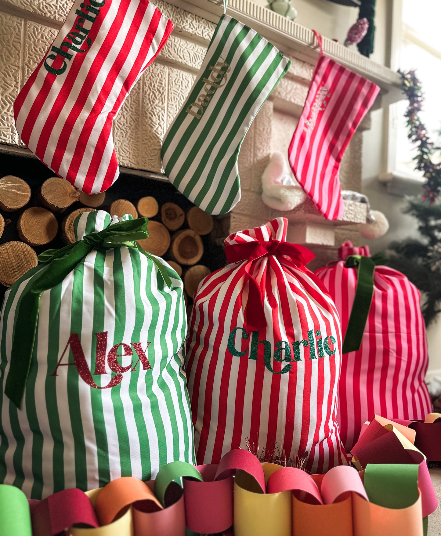 Personalised Christmas Santa sack's