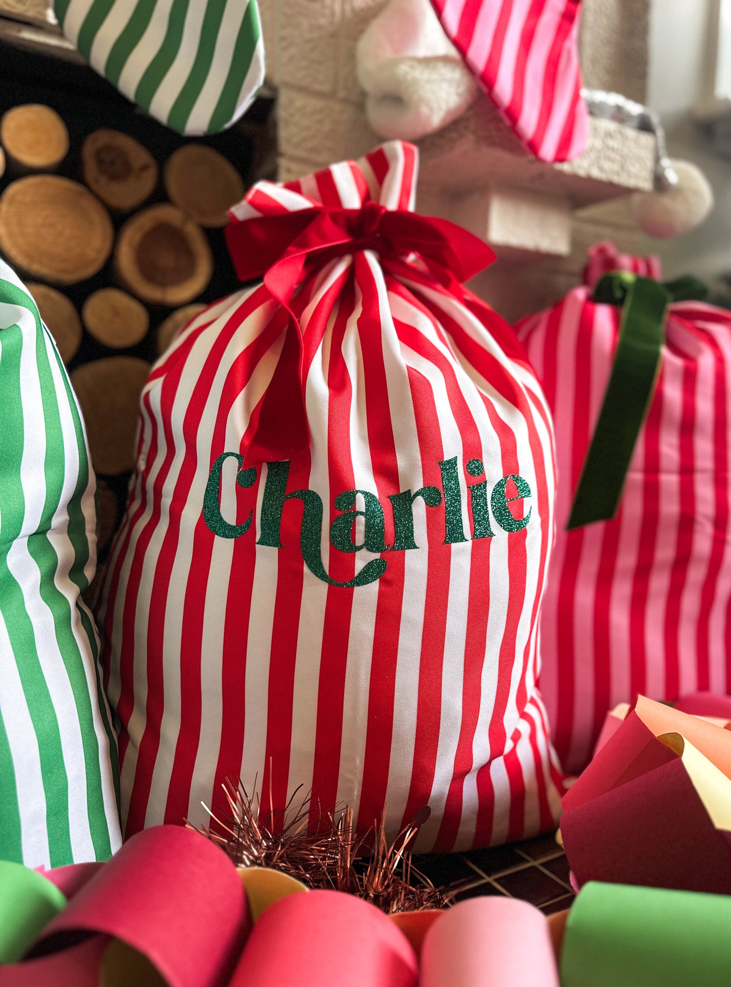 Personalised Christmas Santa sack's