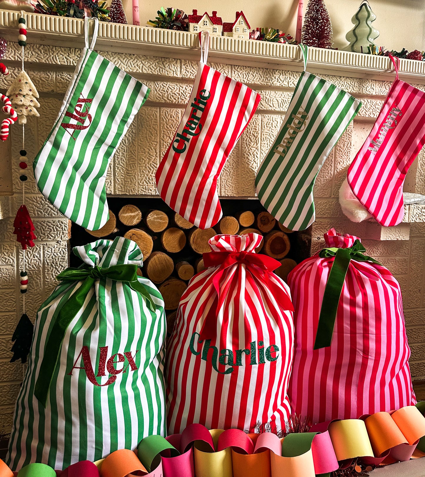 Personalised Christmas Santa sack's