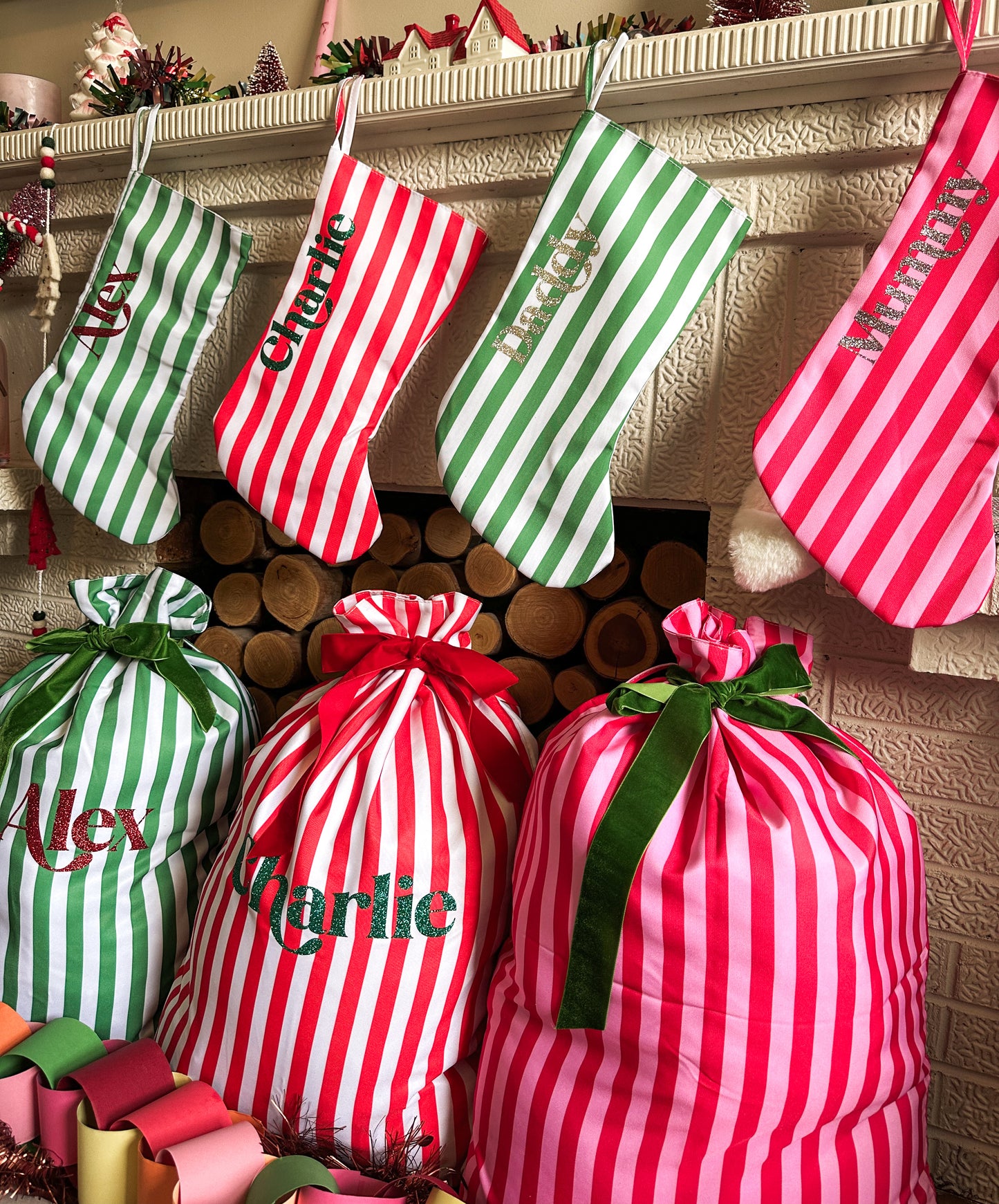 Personalised Christmas Santa sack's