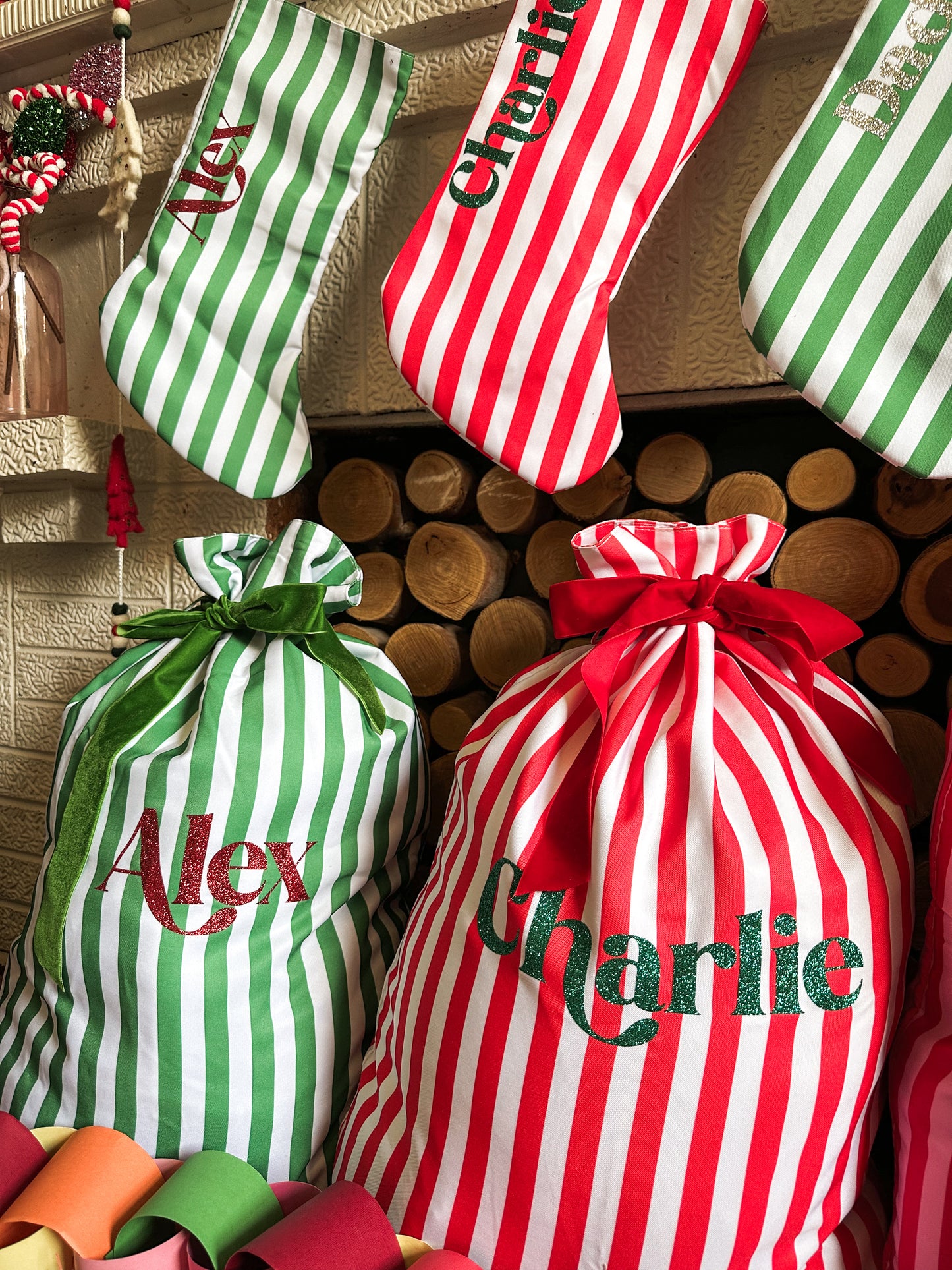 Personalised Christmas Santa sack's
