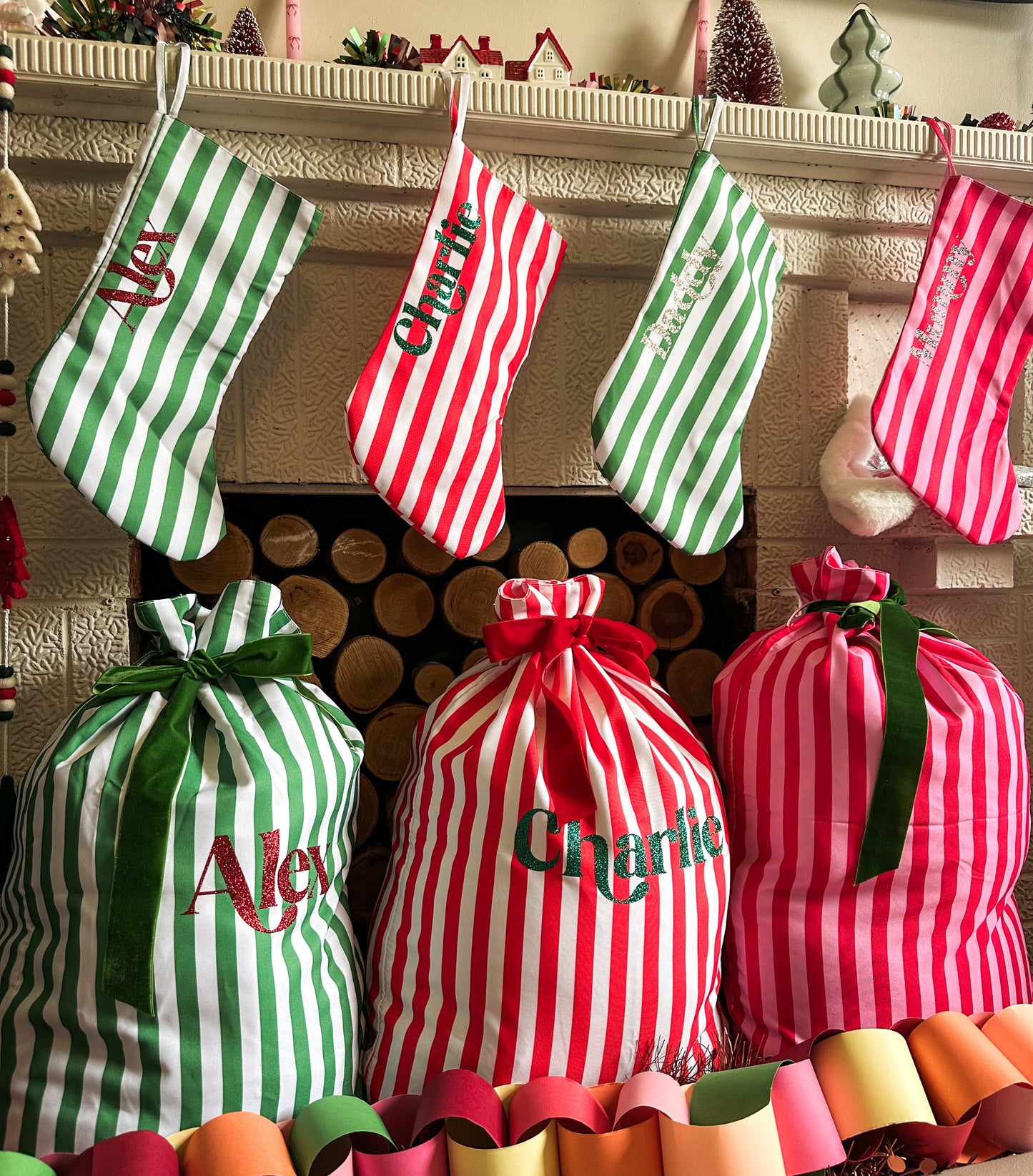 Personalised Christmas Santa sack's