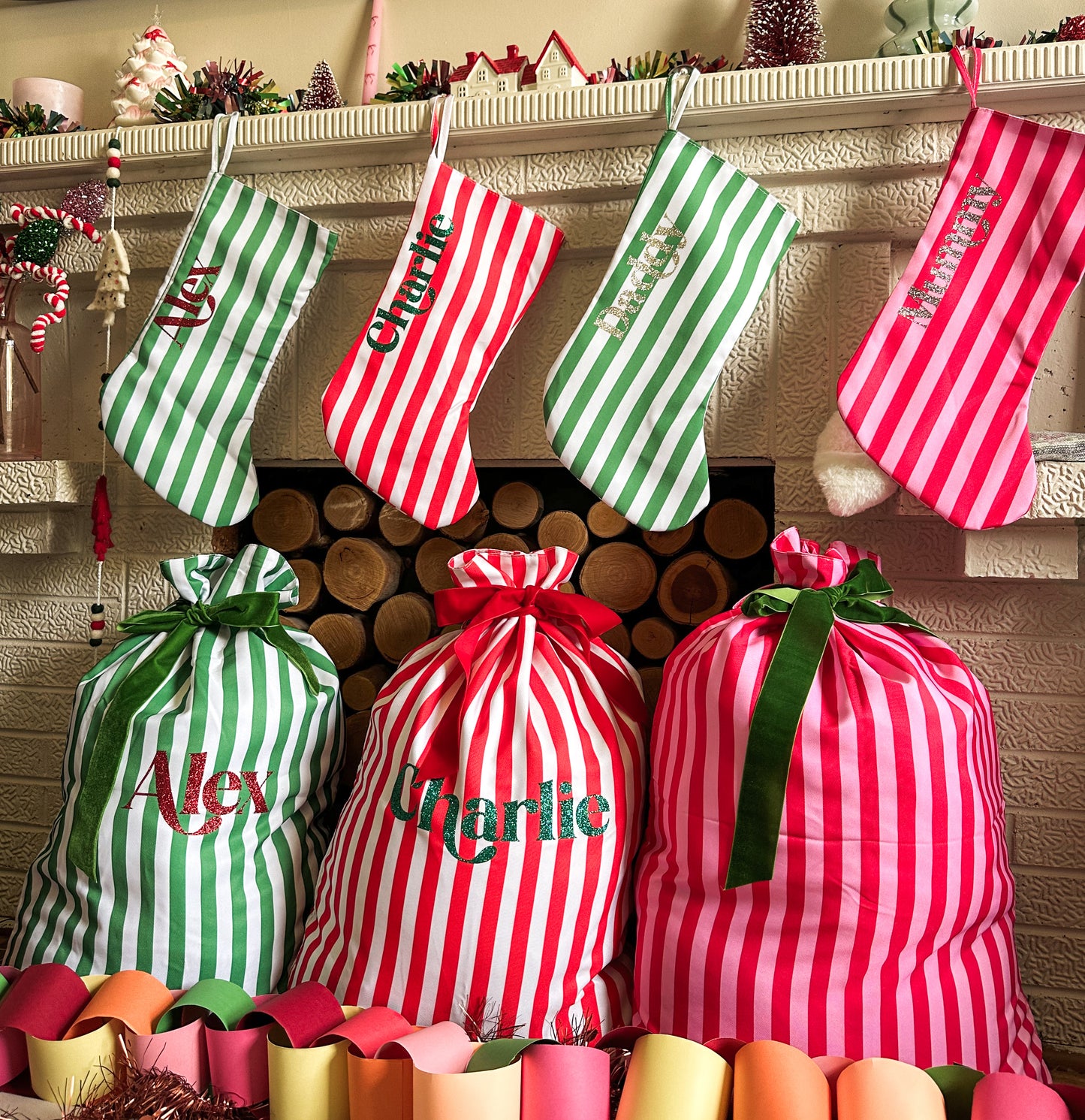 Personalised Christmas Santa sack's