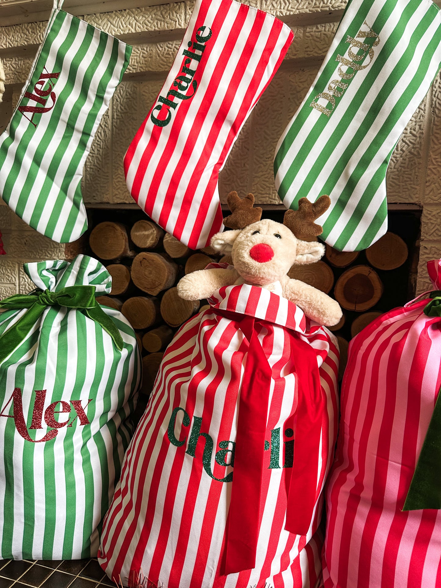 Personalised Christmas Santa sack's