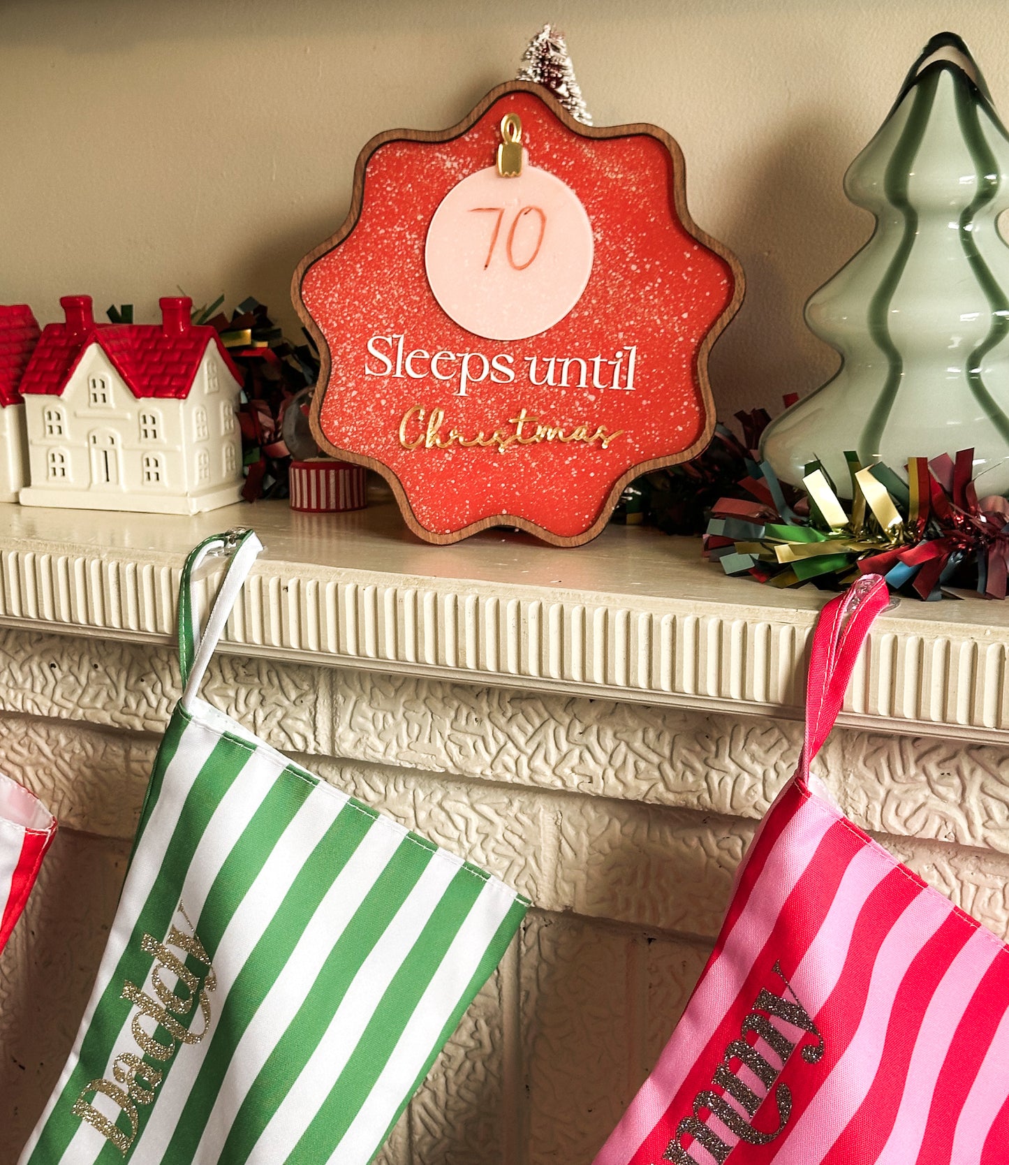 Christmas Countdown Sign