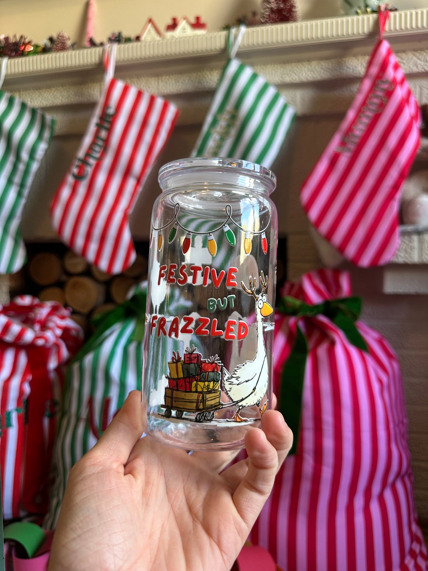 'Frazzled goose mum' Christmas cup