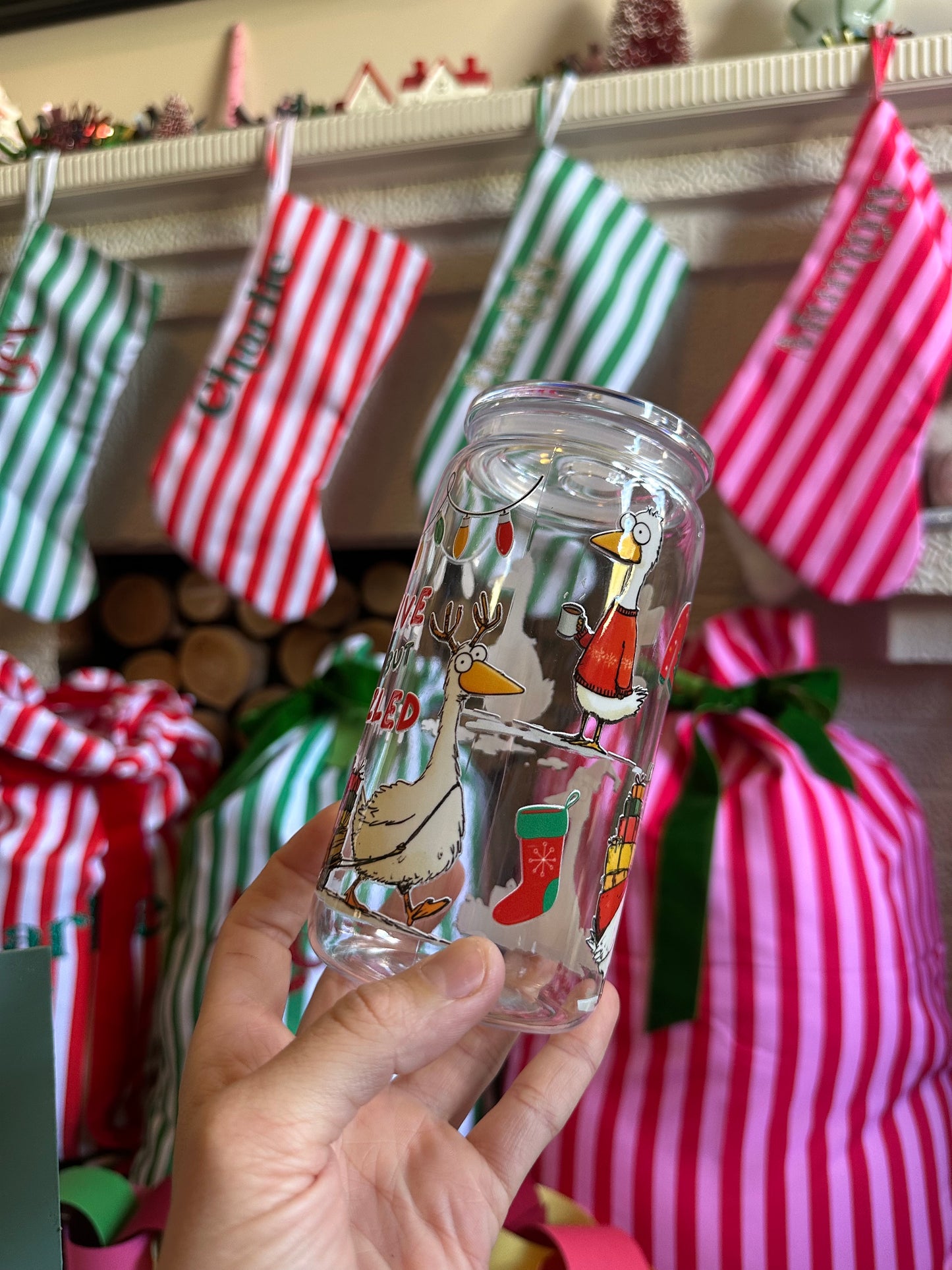 'Frazzled goose mum' Christmas cup