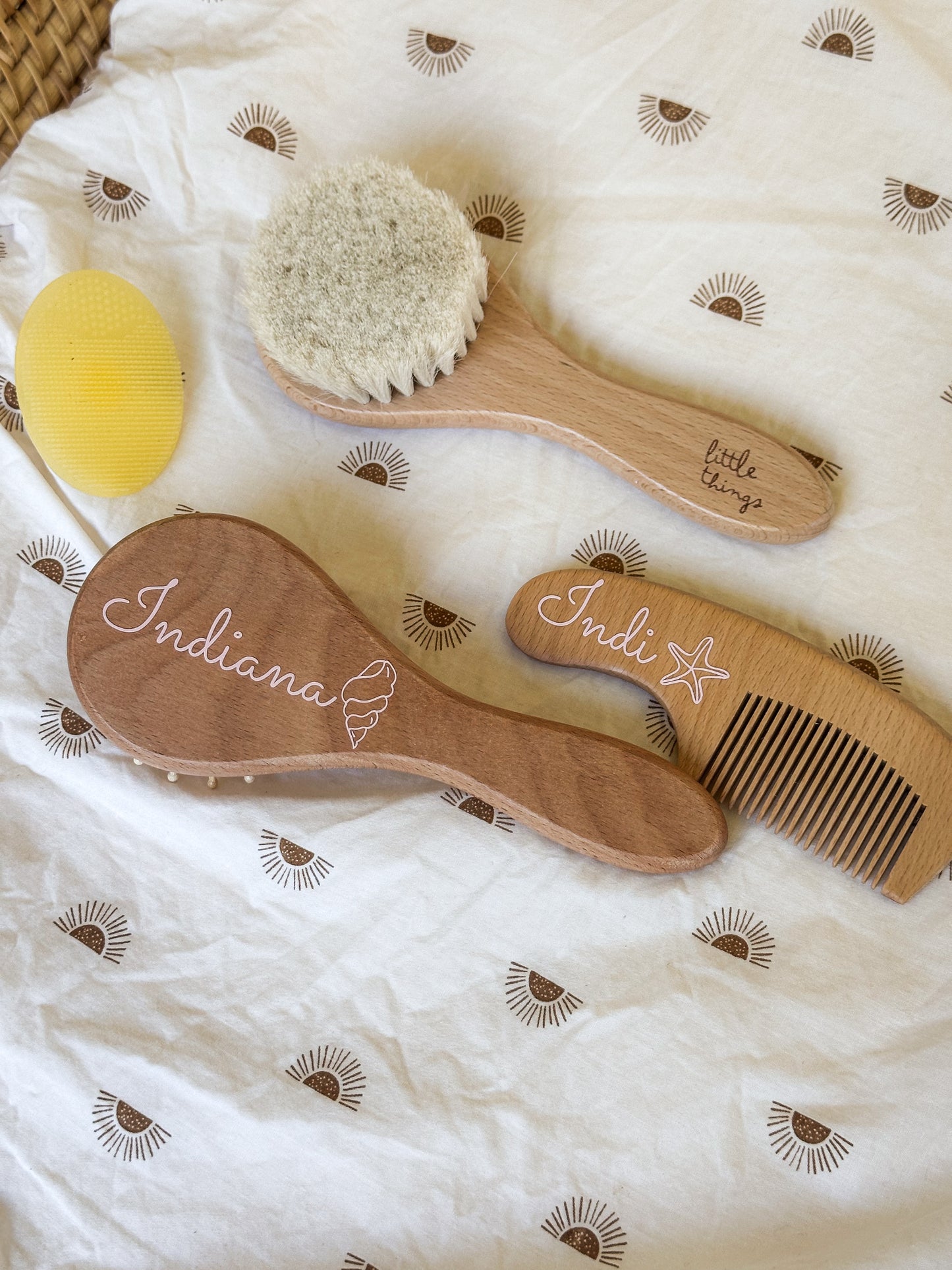 Personalised Hair brush sets