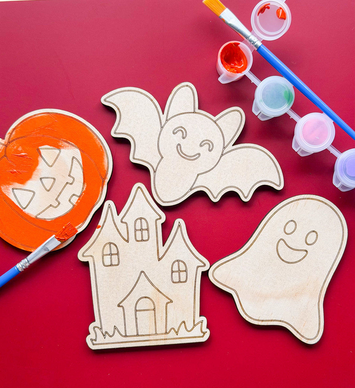 Halloween Paint-Your-Own Kit – Set of 4