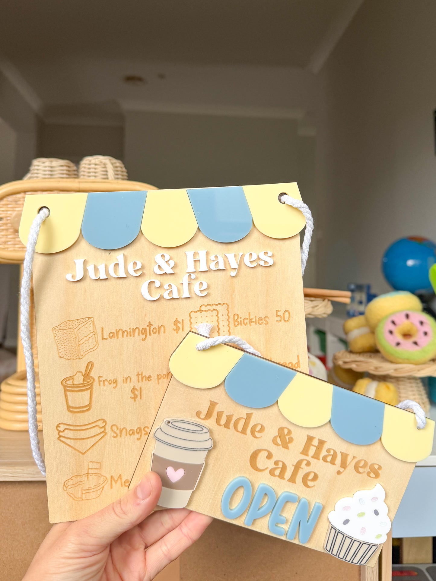 Personalised Café Open Sign