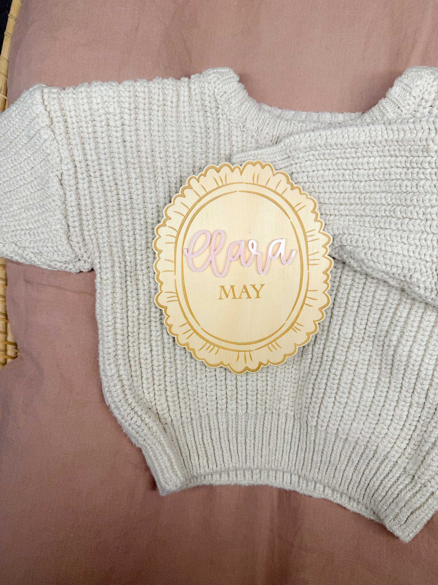 Heirloom Birth Announcement Plaques