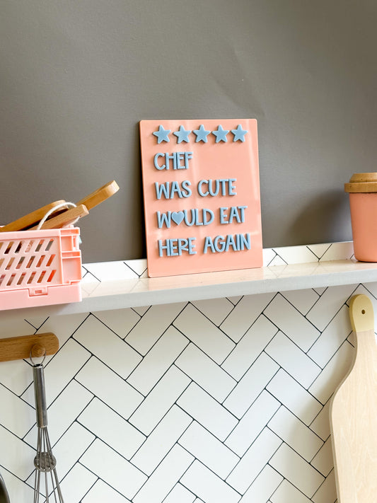Kids kitchen signs
