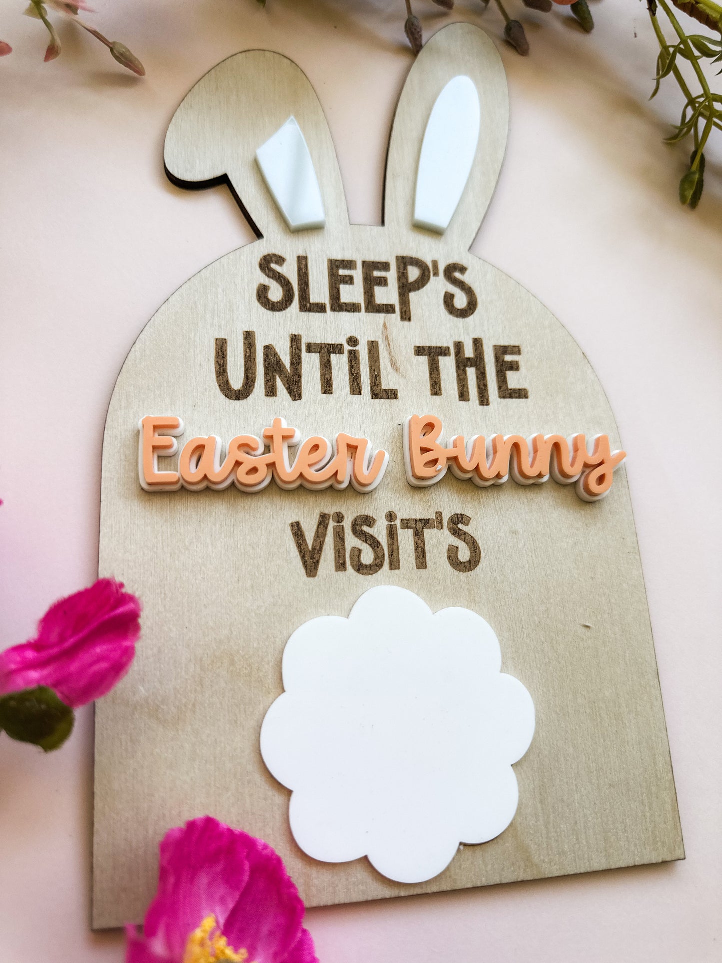 Easter countdown sign