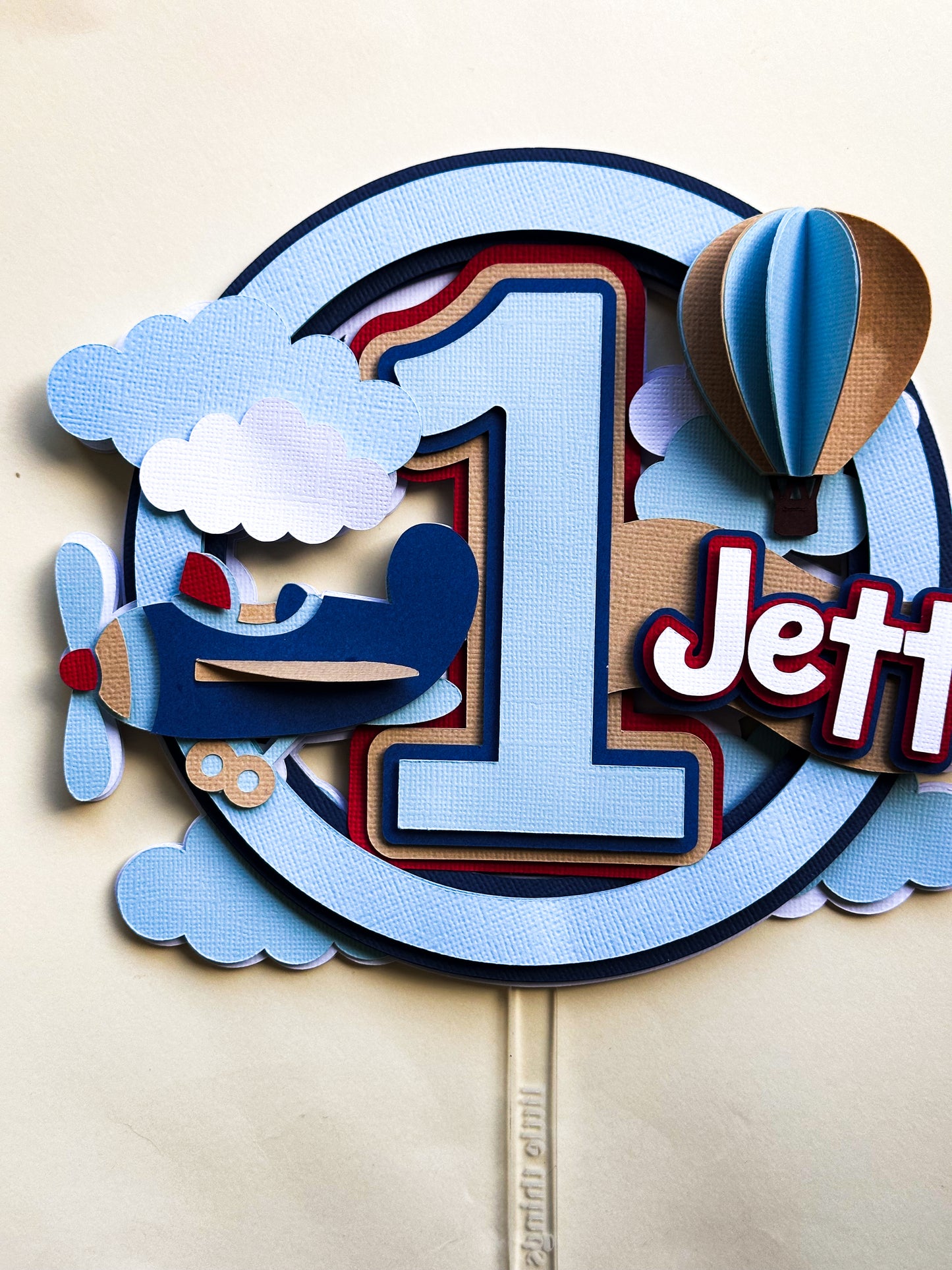 CUSTOM LARGE CAKE TOPPER