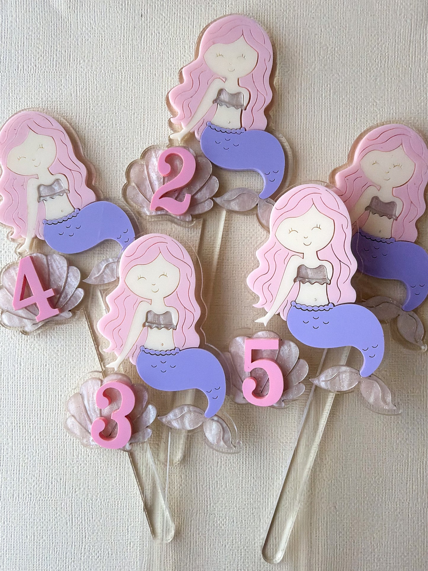 Mermaid Birthday Cake Topper