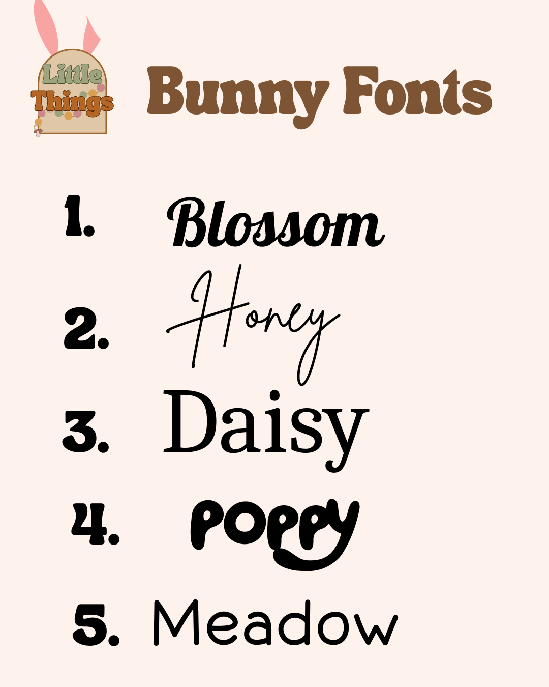Personalised ‘Name’ Bunny
