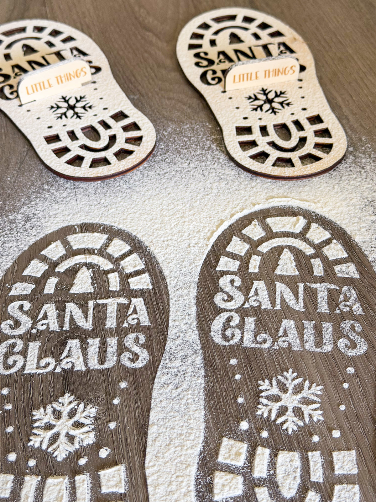 North Pole Footprint Makers — Christmas Stencils
