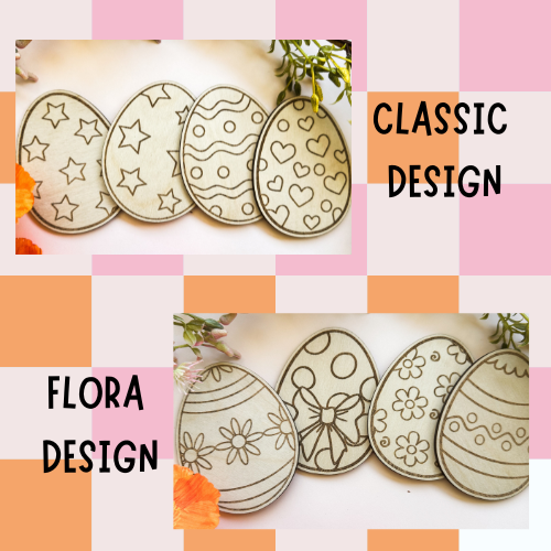 PYO easter egg set (non personalised 4 pack)