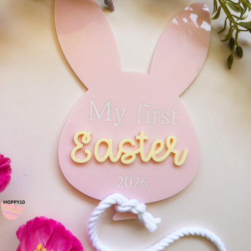 My first easter bunny balloon