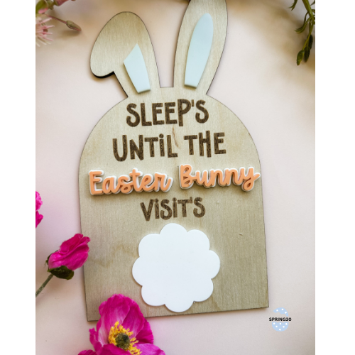 Easter countdown sign