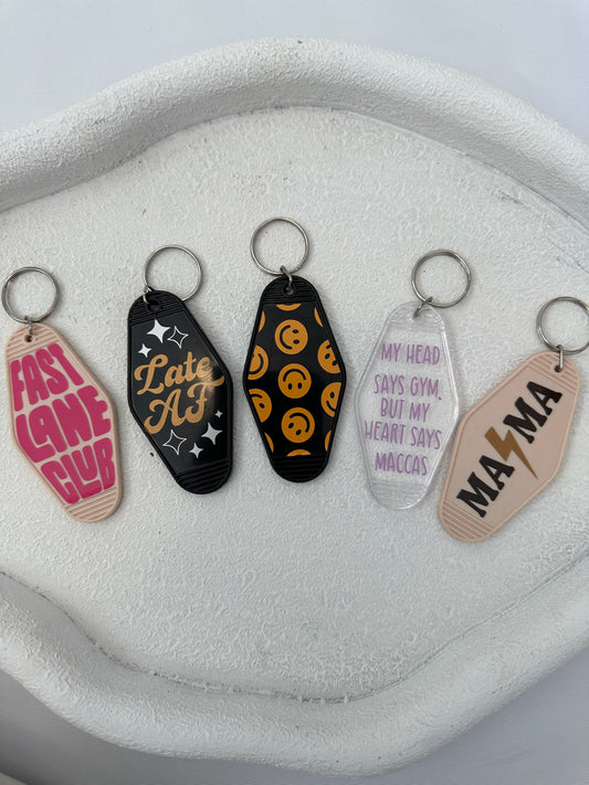 Acrylic keychain