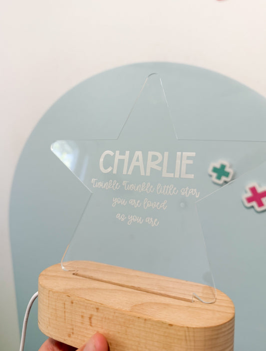 Personalised Starburst Night Light
